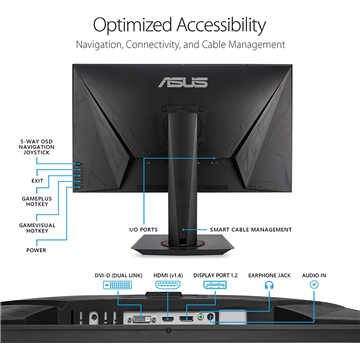ASUS VG278QR Gaming Monitor 27inch Full HD 0.
